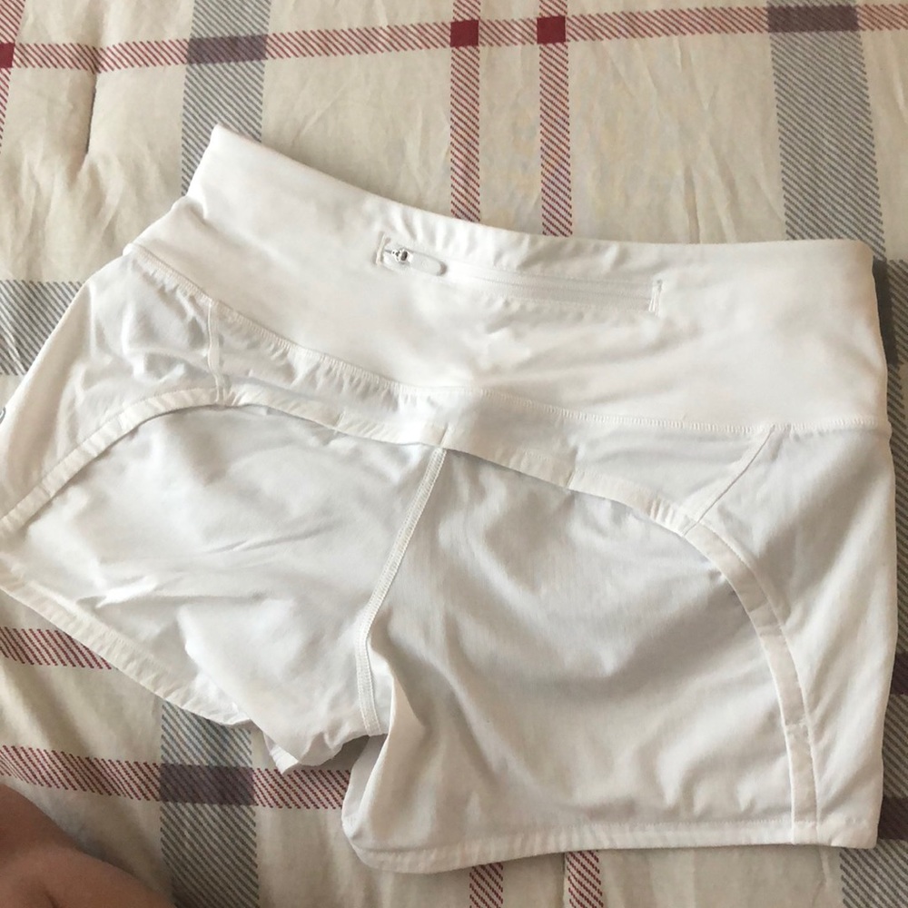 White Lululemon Shorts Size 2